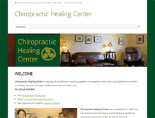 Tablet Screenshot of chiropractichealingcenter.org
